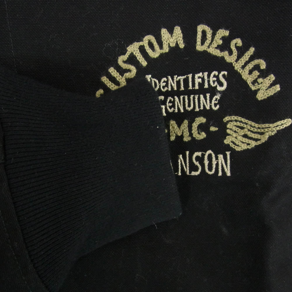 VANSON バンソン Design jacket フード ジップ アップ ジャケット ブラック系 M【中古】
