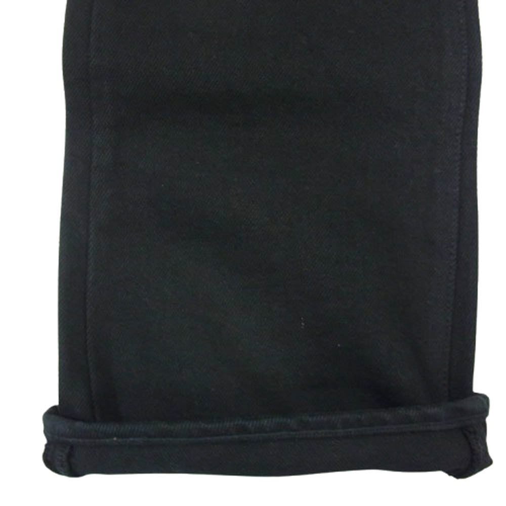 IRON HEART アイアンハート 21oz EXTRA HEAVY DENIM ブラック ブーツカット デニム パンツ ブラック系 32【中古】