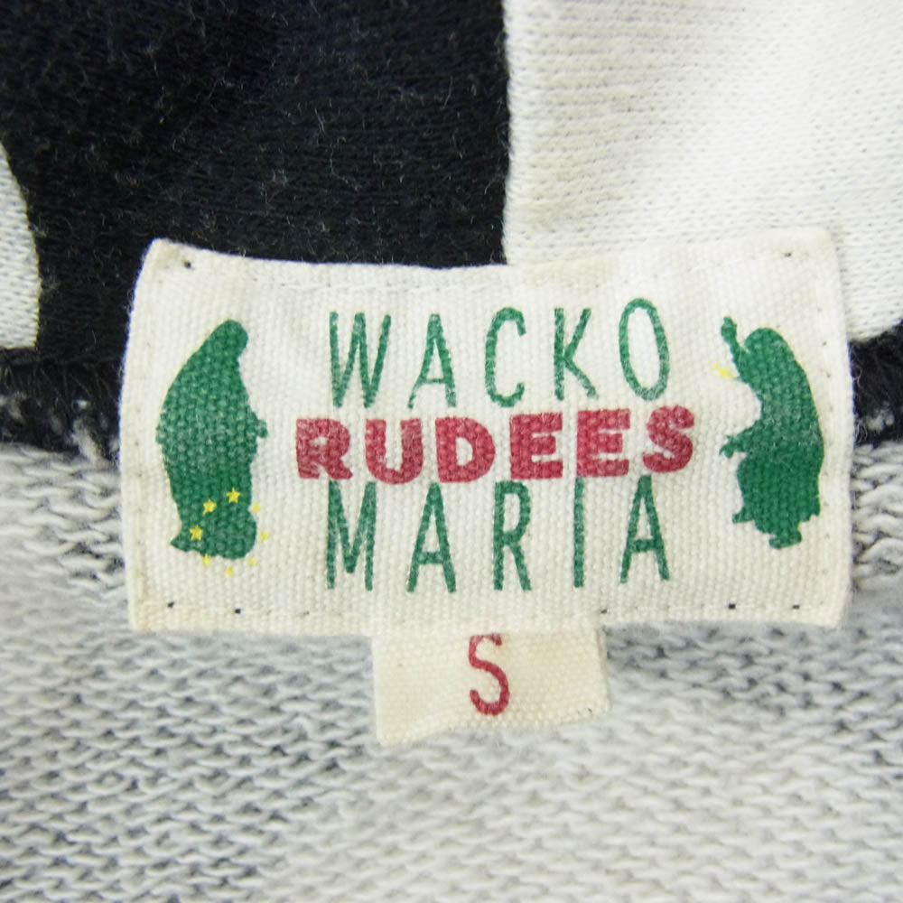 WACKO MARIA ワコマリア ドット柄 ジップフーディ ジップパーカー ブラック系 S【中古】