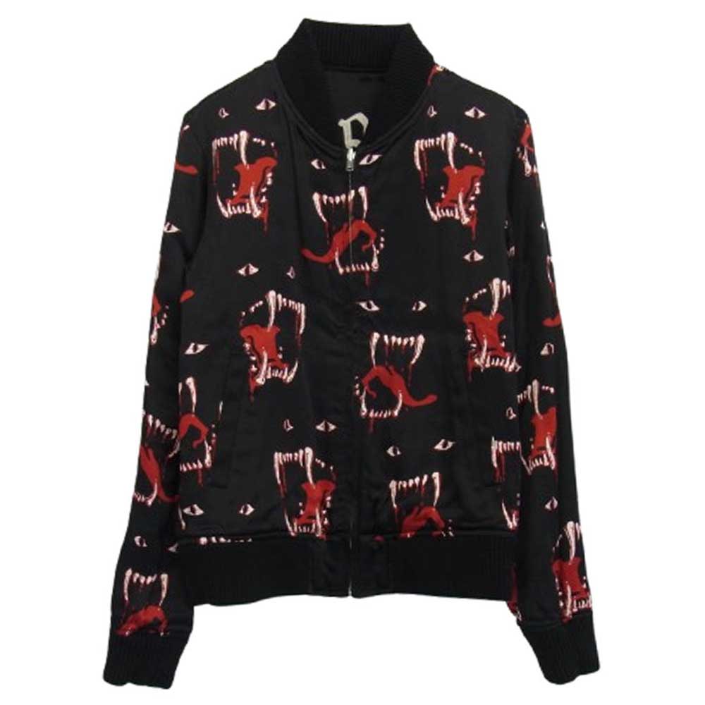 WACKO MARIA ワコマリア 13SS 13SS-SKA-05 PANTHER REVERSIBLE SKA JKT リバーシブルスカジャン ブラック系 S【中古】