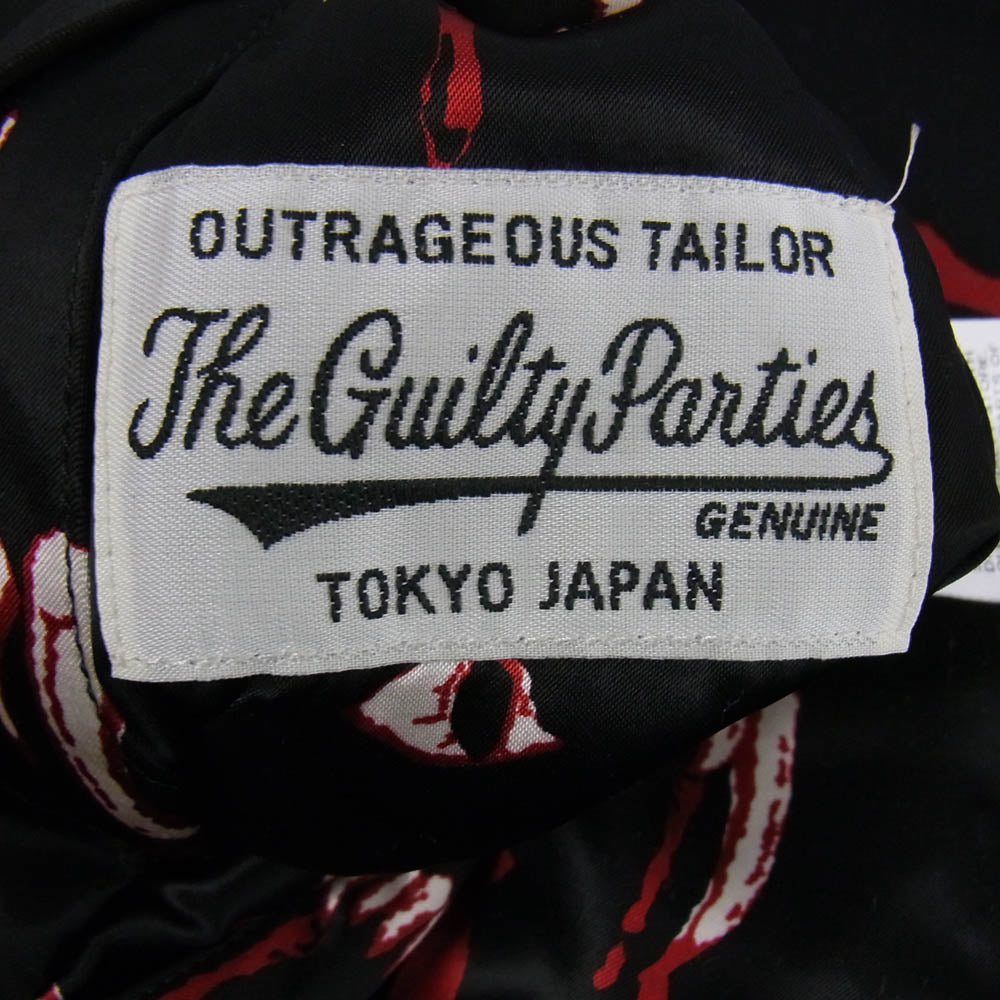 WACKO MARIA ワコマリア 13SS 13SS-SKA-05 PANTHER REVERSIBLE SKA JKT リバーシブルスカジャン ブラック系 S【中古】