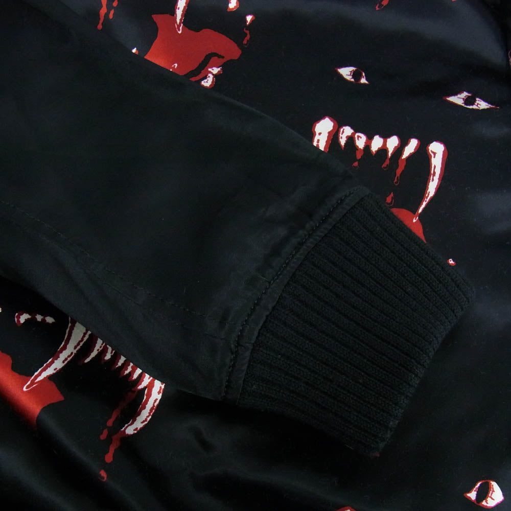 WACKO MARIA ワコマリア 13SS 13SS-SKA-05 PANTHER REVERSIBLE SKA JKT リバーシブルスカジャン ブラック系 S【中古】