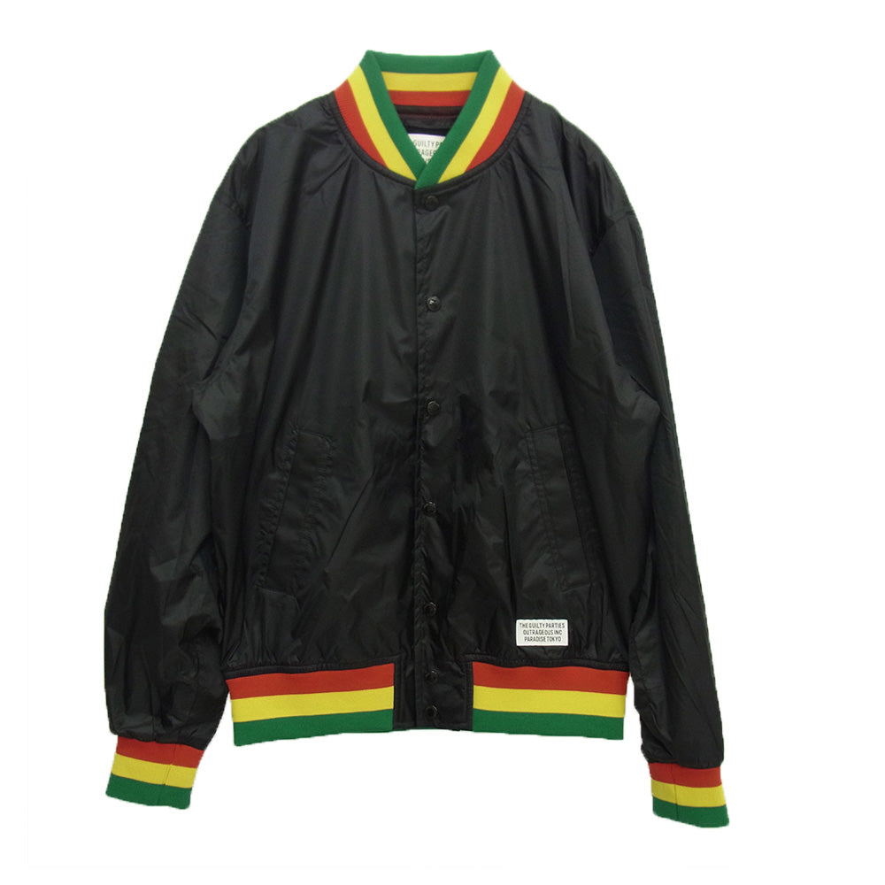 WACKO MARIA ワコマリア 18SS SKA-BOO-DA-BA ナイロンブルゾン ブラック系 S【極上美品】【中古】