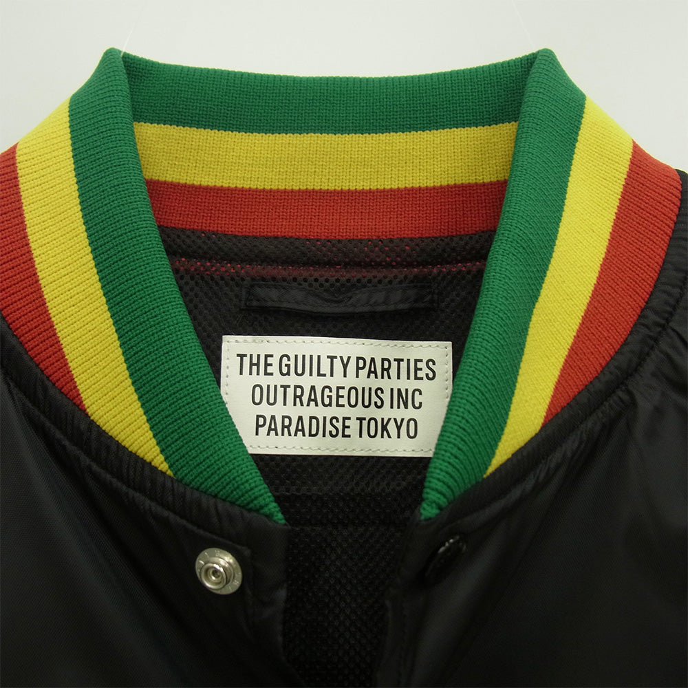 WACKO MARIA ワコマリア 18SS SKA-BOO-DA-BA ナイロンブルゾン ブラック系 S【極上美品】【中古】