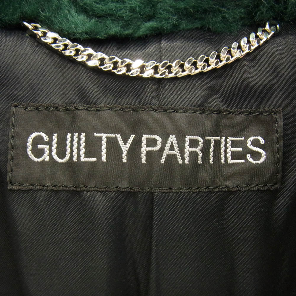 WACKO MARIA ワコマリア 21FW 21FW-WMO-CO05 FUR COAT ショールカラー ファー コート グリーン系 S【美品】【中古】