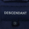 DESCENDANT ディセンダント 21SS SALOON PULLOVER LS SHIRT プルオーバー スキッパー シャツ ネイビー系 3【中古】