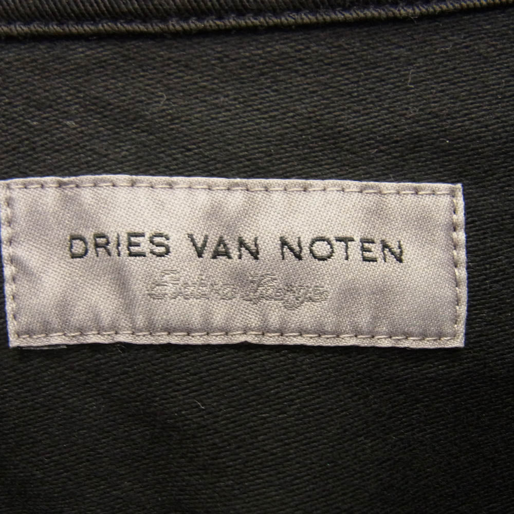 DRIES VAN NOTEN ドリスヴァンノッテン 3920700279 Century Cargo Shirt センチュリー カーゴポケット 半袖 シャツ ブラック系 サイズ表記無【中古】