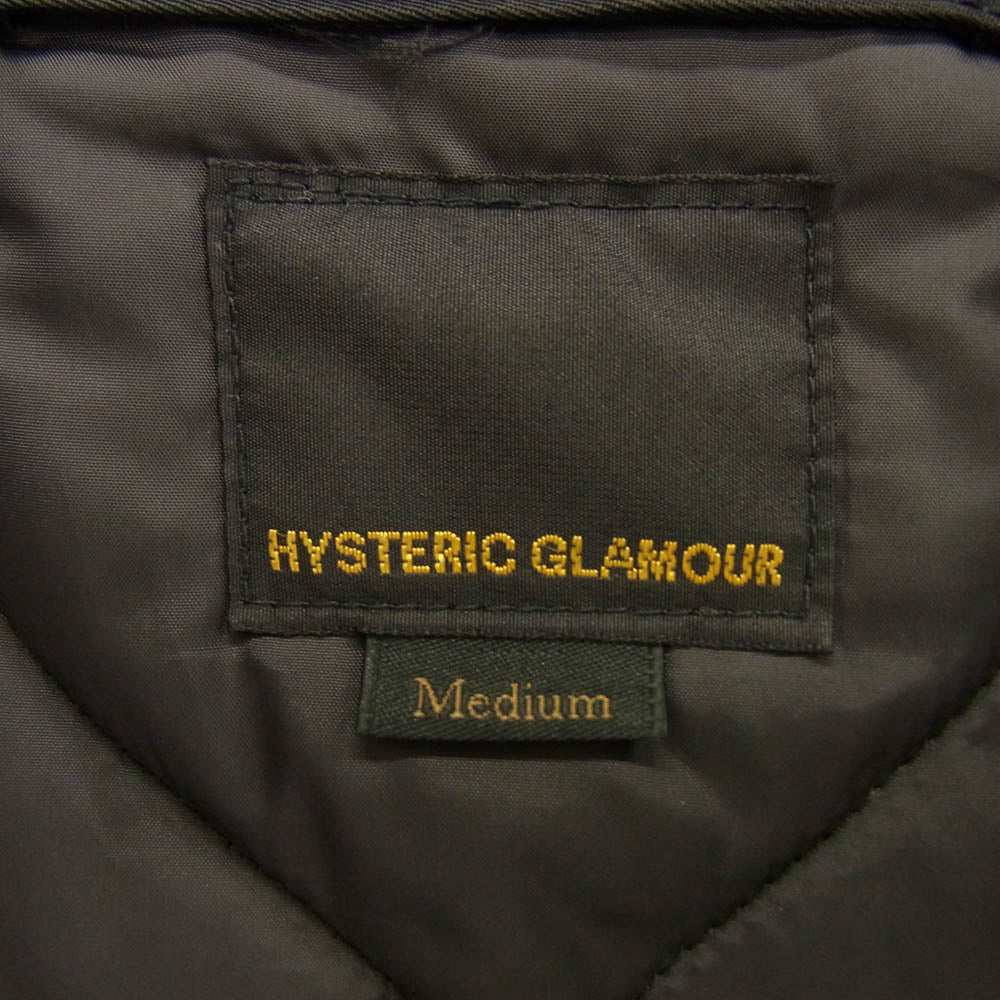 HYSTERIC GLAMOUR ヒステリックグラマー 02203AC05 CIRCLE N-3B コート フライト ジャケット ブラック系 M【中古】