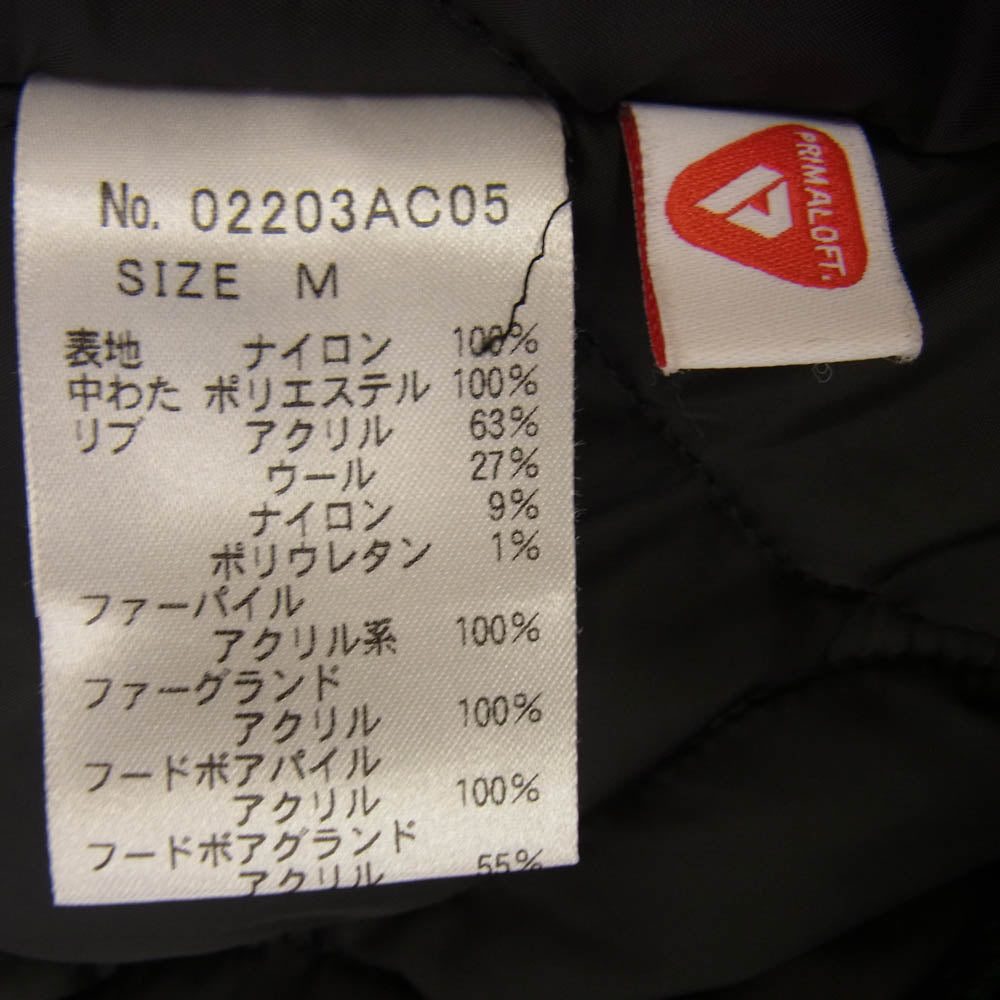 HYSTERIC GLAMOUR ヒステリックグラマー 02203AC05 CIRCLE N-3B コート フライト ジャケット ブラック系 M【中古】