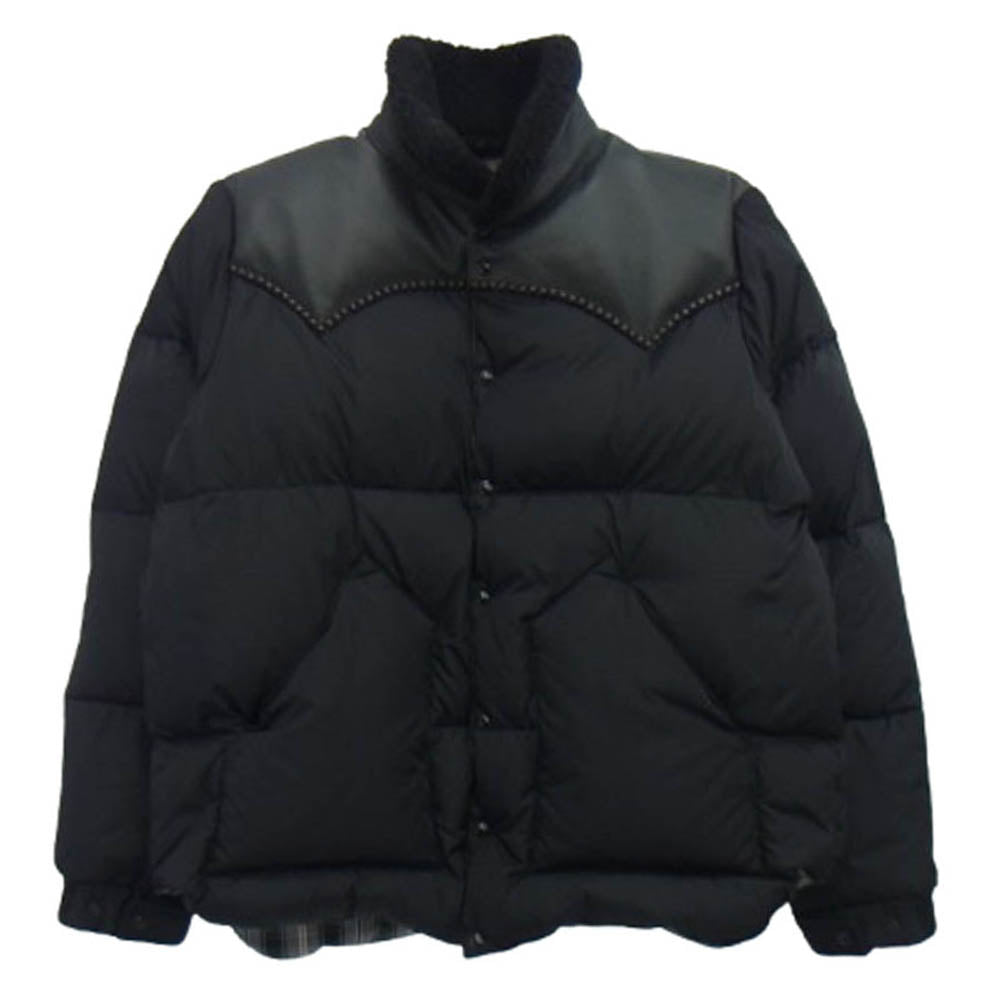 HYSTERIC GLAMOUR ヒステリックグラマー 02213AB05 ×ROCKY MOUNTAIN FEATHERBED CHRISTY JACKET ロッキーマウンテン スタッズ ジャケット ブラック系 44【中古】