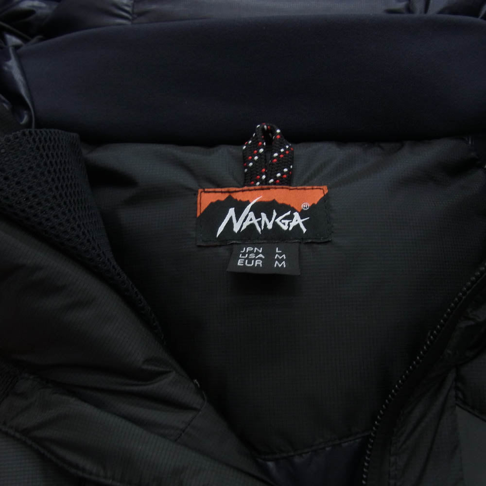 NANGA ナンガ N1LM 1027 AURORA LIGHT DOWN JACKET MIKAMI オーロラライトダウンジャケット ミカミ ブラック系 L【中古】