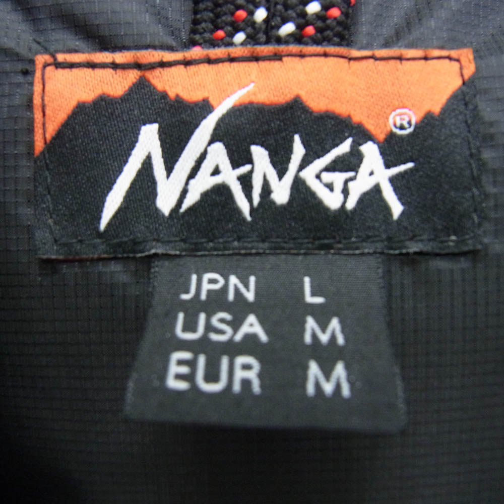 NANGA ナンガ N1LM 1027 AURORA LIGHT DOWN JACKET MIKAMI オーロラライトダウンジャケット ミカミ ブラック系 L【中古】