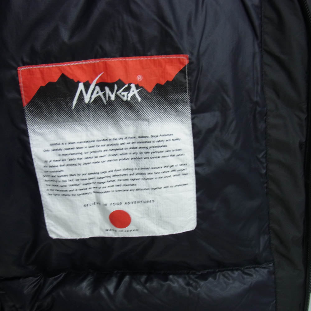NANGA ナンガ N1LM 1027 AURORA LIGHT DOWN JACKET MIKAMI オーロラライトダウンジャケット ミカミ ブラック系 L【中古】