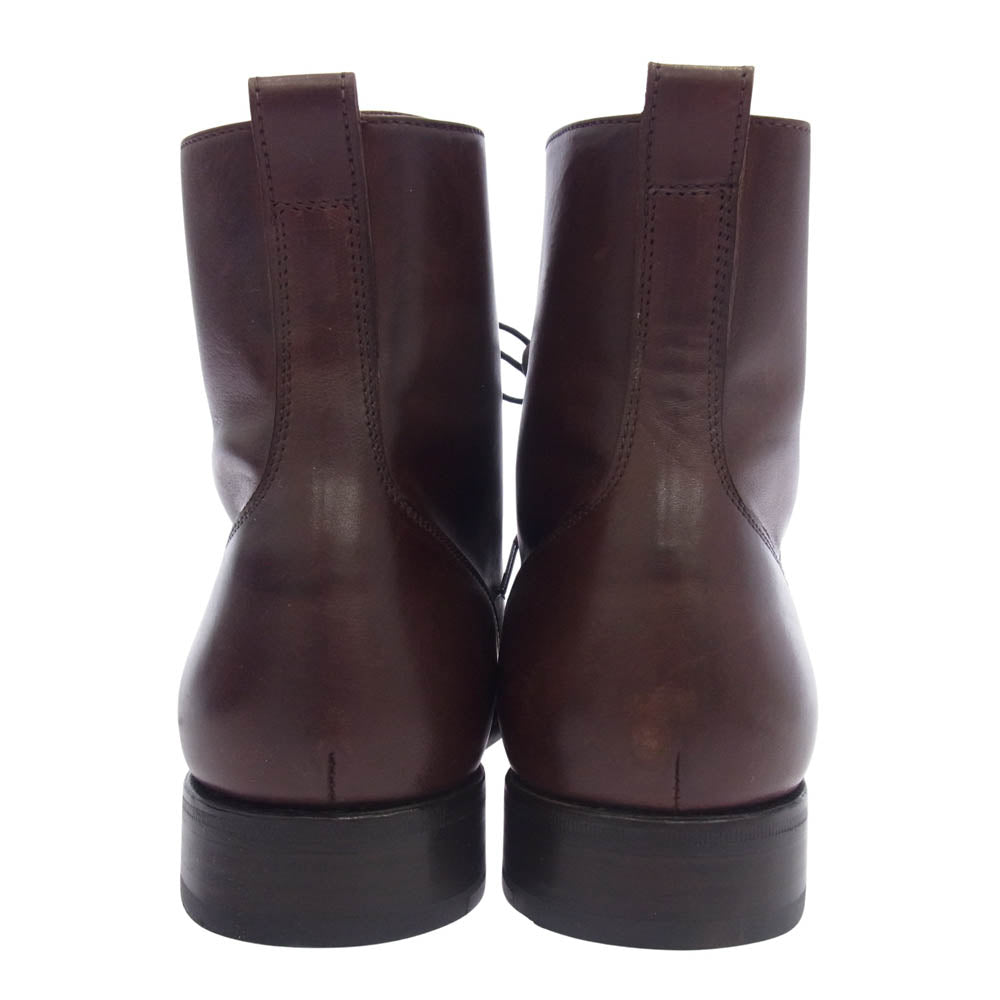 Brooks Brothers ブルックスブラザーズ 7ホール Uチップ レザー ブーツ ブラウン系 US7【極上美品】【中古】