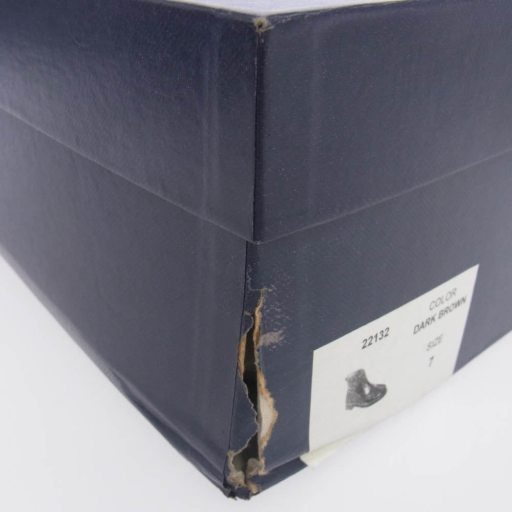 Brooks Brothers ブルックスブラザーズ 7ホール Uチップ レザー ブーツ ブラウン系 US7【極上美品】【中古】