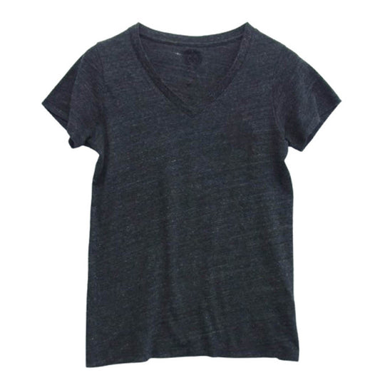 CHROME HEARTS クロムハーツ（原本無） 国内正規品 OLD オールド Vネック 半袖 Tシャツ カットソー ダークグレー系 M【中古】