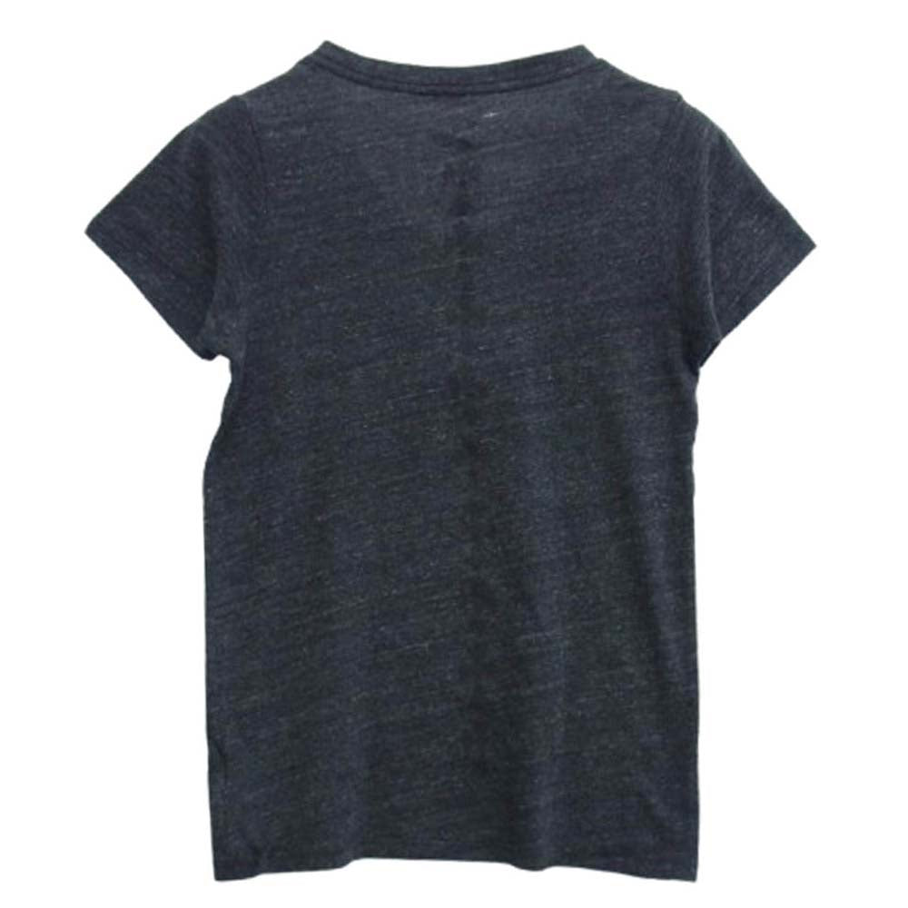 CHROME HEARTS クロムハーツ（原本無） 国内正規品 OLD オールド Vネック 半袖 Tシャツ カットソー ダークグレー系 M【中古】