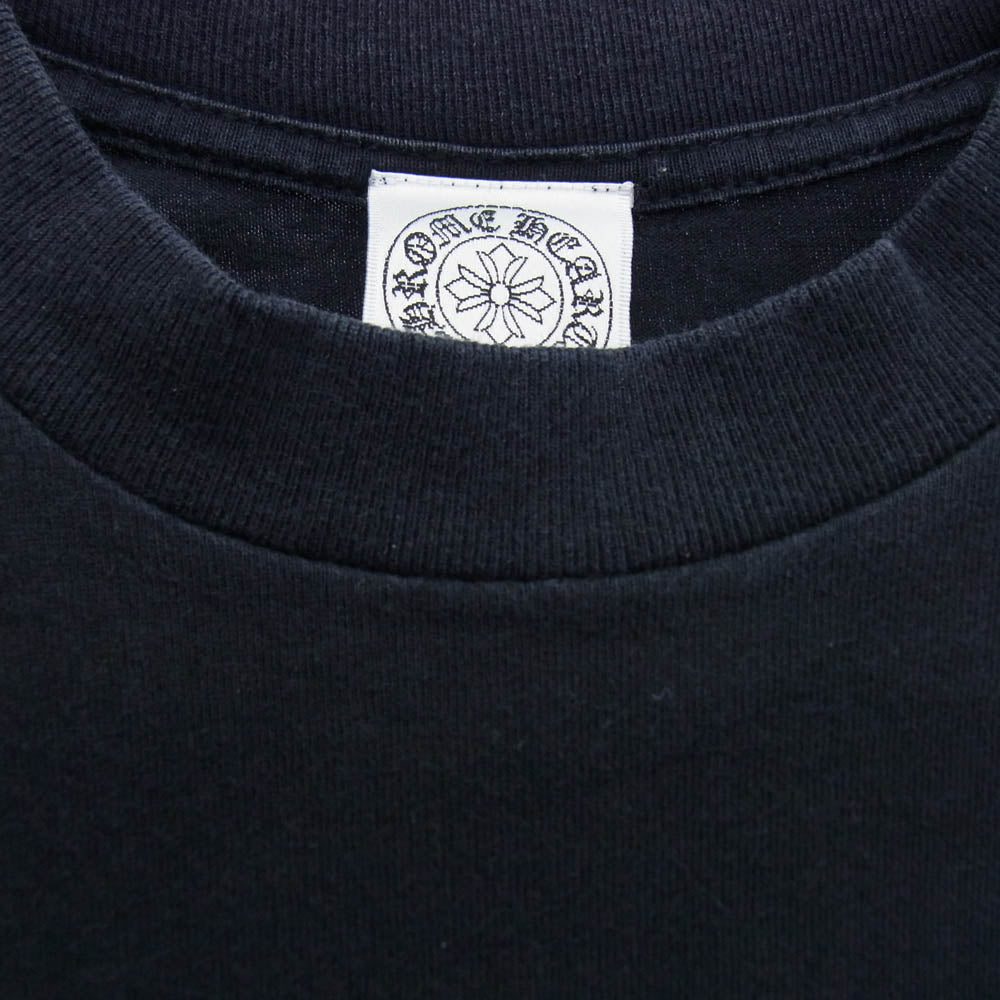 CHROME HEARTS クロムハーツ（原本無） OLD オールド Maxfield マックスフィールド ダガープリント ポケット 半袖 Tシャツ ブラック系 S【中古】
