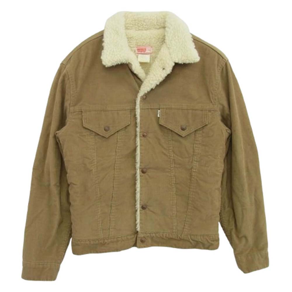 Levi's リーバイス 70605-1523 白タブ コーデュロイ ボア ジャケット ベージュ系 36【中古】