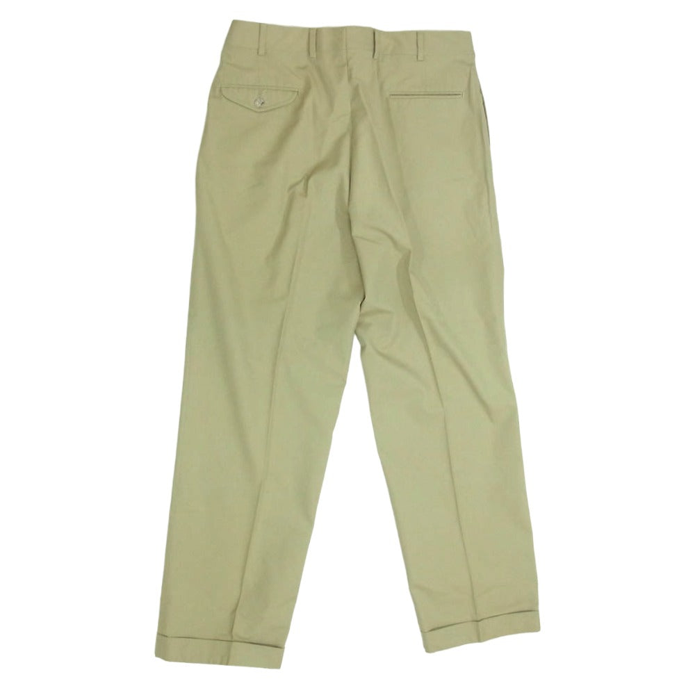 Brooks Brothers ブルックスブラザーズ USA製 2プリーツ チノ パンツ ベージュ系 表記無し【中古】