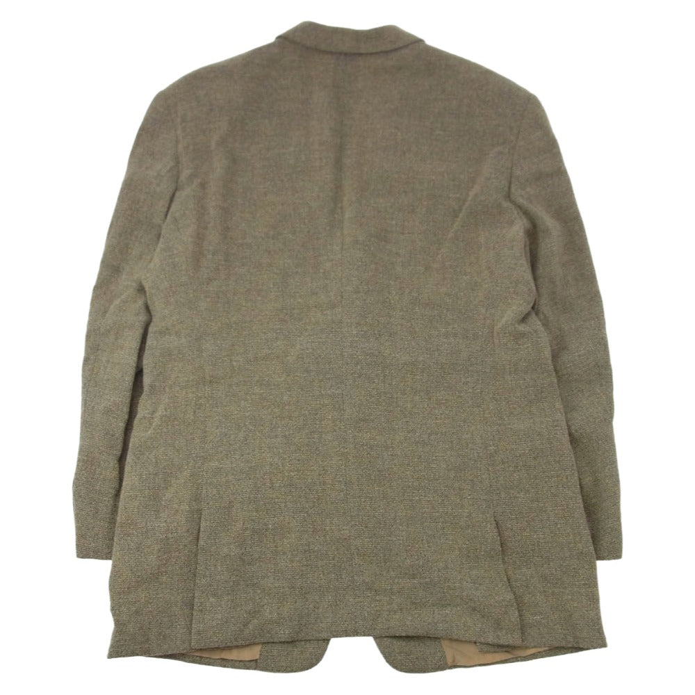 GIORGIO ARMANI ジョルジオアルマーニ シングル テーラード ジャケット ベージュ系 52【中古】