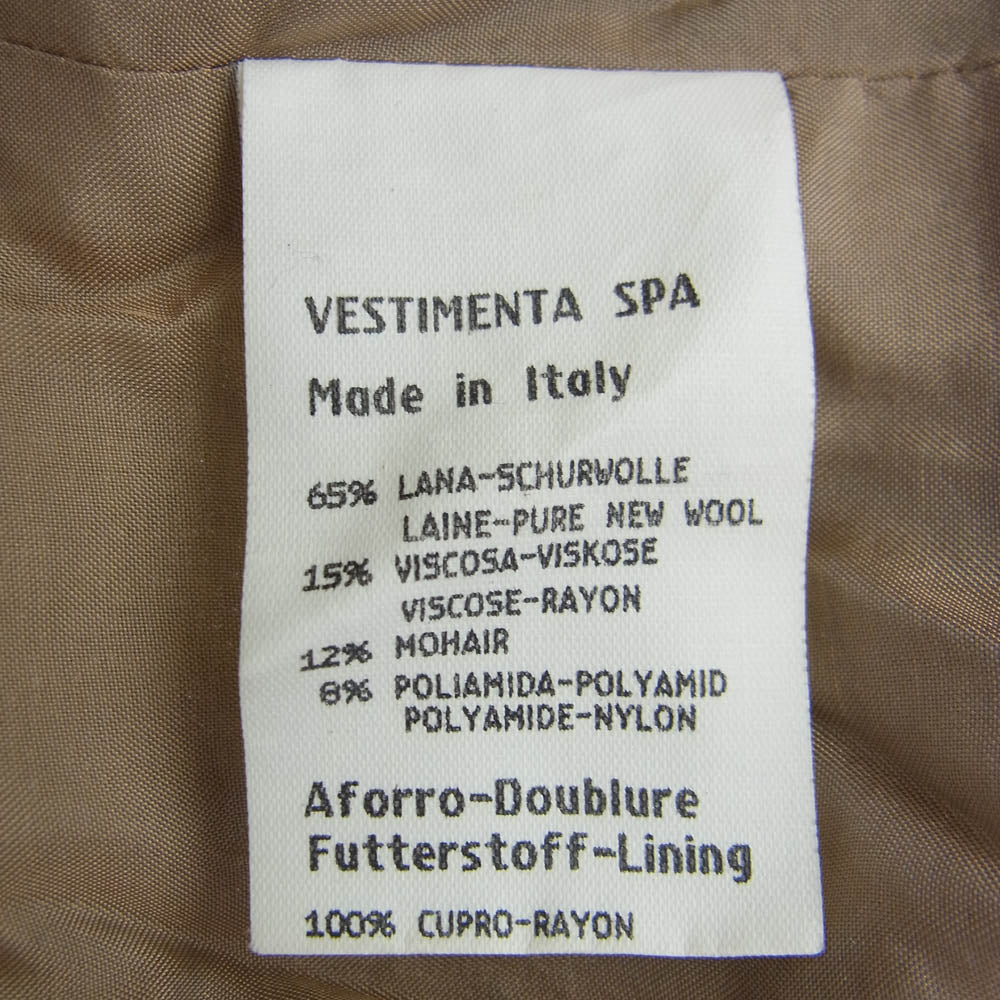 GIORGIO ARMANI ジョルジオアルマーニ シングル テーラード ジャケット ベージュ系 52【中古】