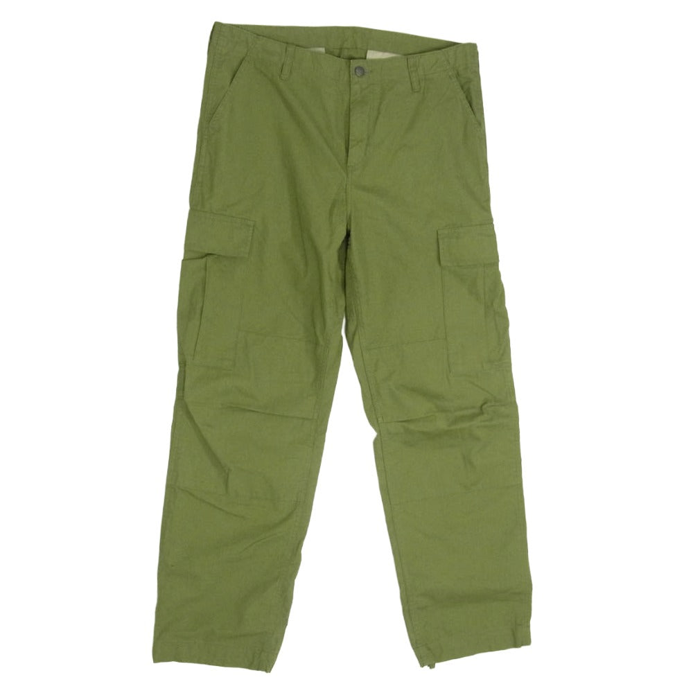 Carhartt カーハート リップストップ カーゴパンツ カーキ系 34【中古】