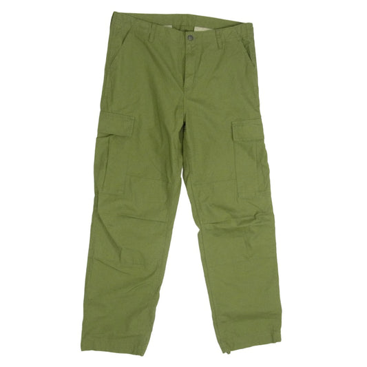 Carhartt カーハート リップストップ カーゴパンツ カーキ系 34【中古】