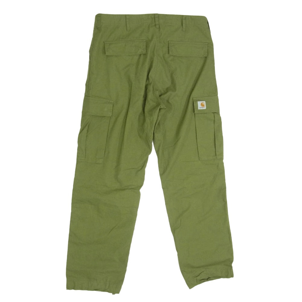 Carhartt カーハート リップストップ カーゴパンツ カーキ系 34【中古】