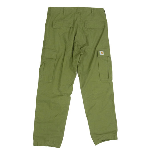 Carhartt カーハート リップストップ カーゴパンツ カーキ系 34【中古】