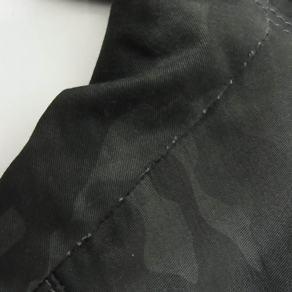 AVIREX アヴィレックス 6196128 ZIP POCKET CARGO PANTS カモフラ 迷彩 ジップポケット カーゴパンツ ブラック系 XL【中古】