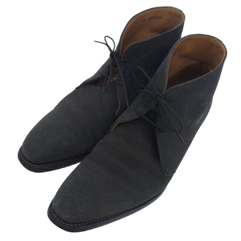 REGAL リーガル ダイナイトソール スウェード チャッカブーツ ブラック系 25.5cm【中古】