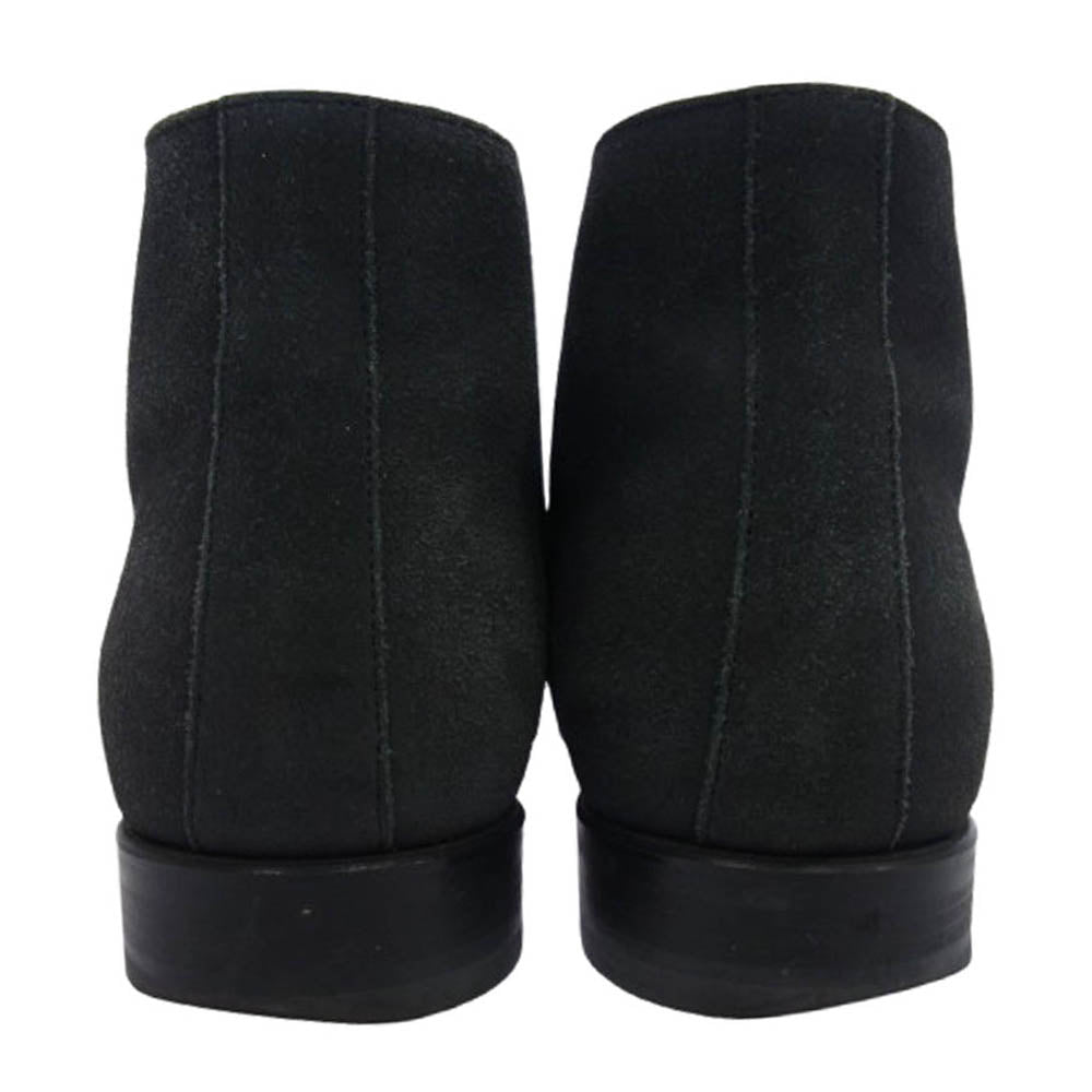 REGAL リーガル ダイナイトソール スウェード チャッカブーツ ブラック系 25.5cm【中古】