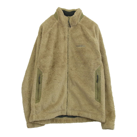 mont-bell モンベル 1106485 クリマエア ライニング ジャケット フリースジャケット ベージュ系 ライトブラウン系 M【中古】
