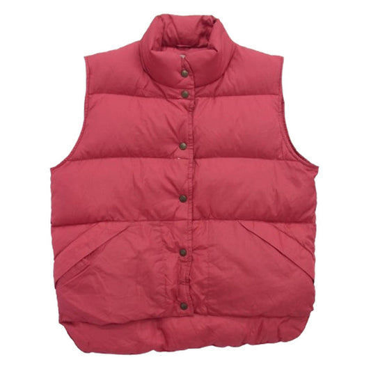 L.L.Bean エルエルビーン VINTAGE ヴィンテージ 90s レディース ダウン ベスト レッド系 エンジ系 M【中古】