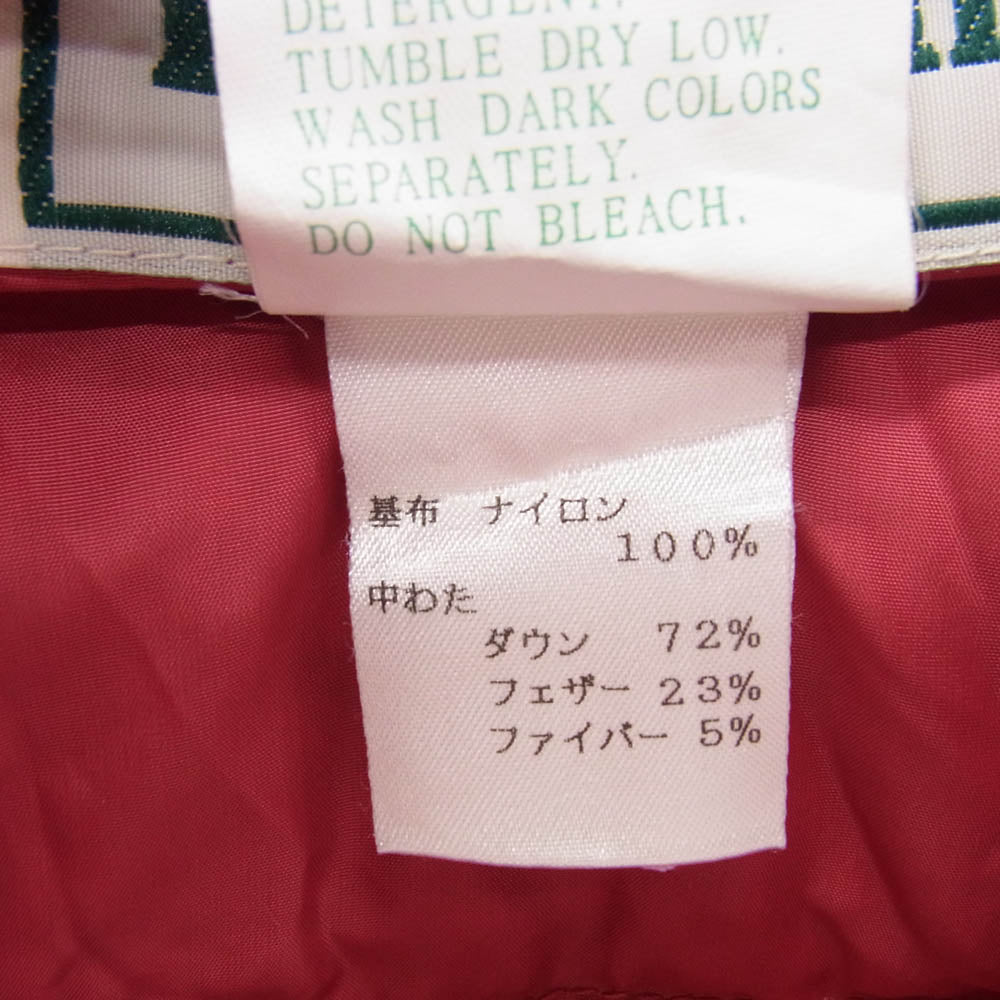 L.L.Bean エルエルビーン VINTAGE ヴィンテージ 90s レディース ダウン ベスト レッド系 エンジ系 M【中古】