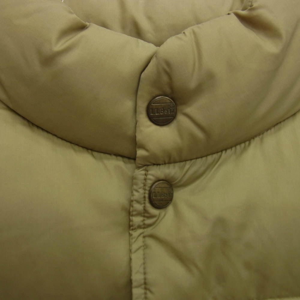 L.L.Bean エルエルビーン VINTAGE ヴィンテージ 90s ダウン ベスト カーキ系 ベージュ系【中古】