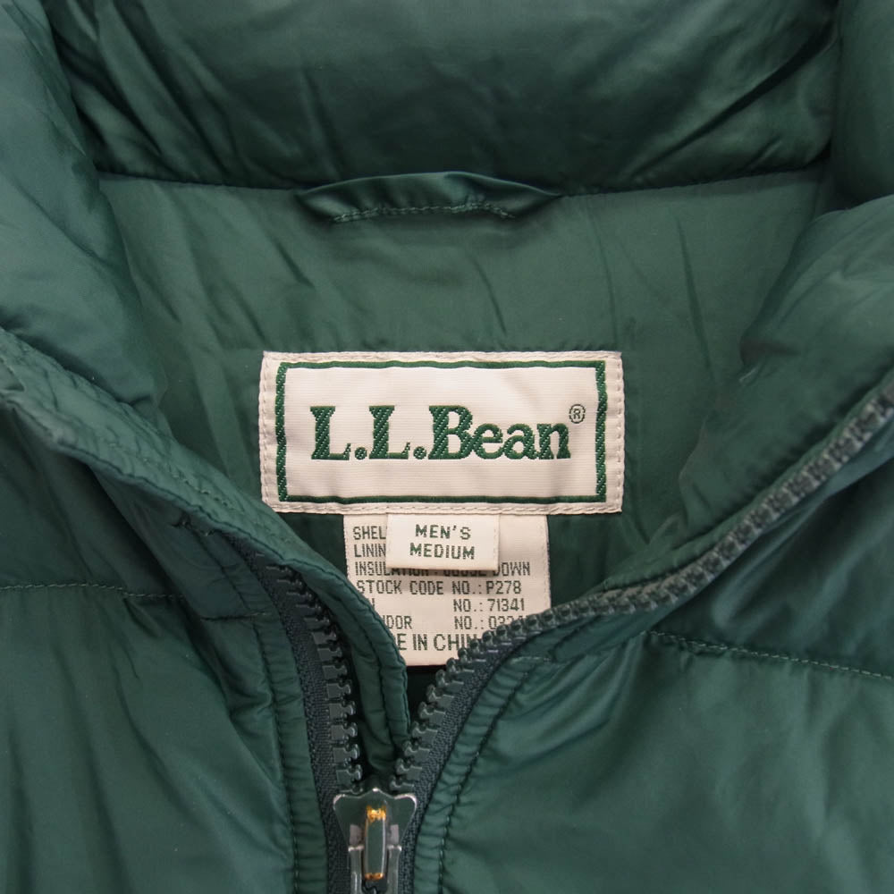 L.L.Bean エルエルビーン VINTAGE ヴィンテージ 90s ダウン ジャケット モスグリーン系 M【中古】