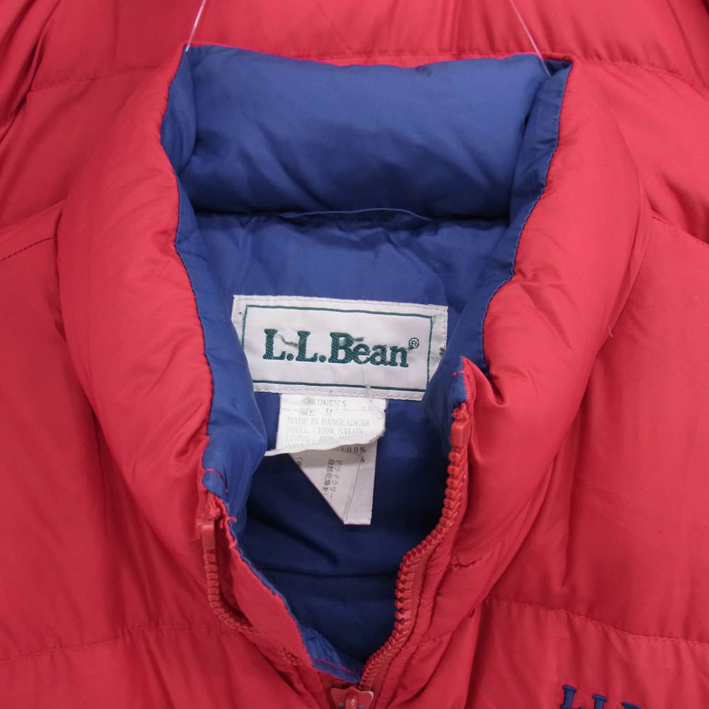 L.L.Bean エルエルビーン VINTAGE ヴィンテージ 90s ダウン ジャケット 赤系 レッド系 M【中古】