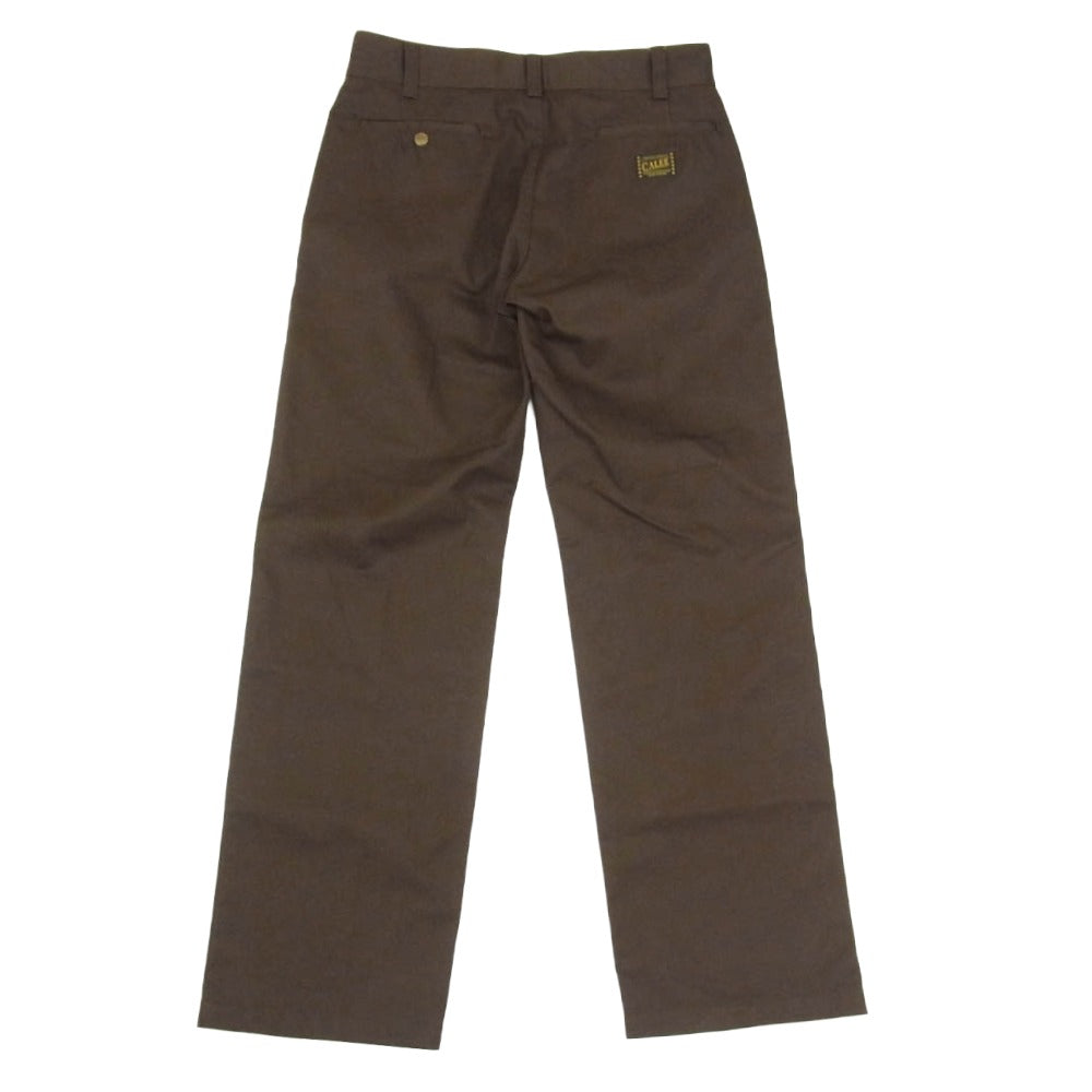 CALEE キャリー 22SS CL-22SS089 ワークパンツ チノトラウザー チノパン ブラウン系 M【極上美品】【中古】
