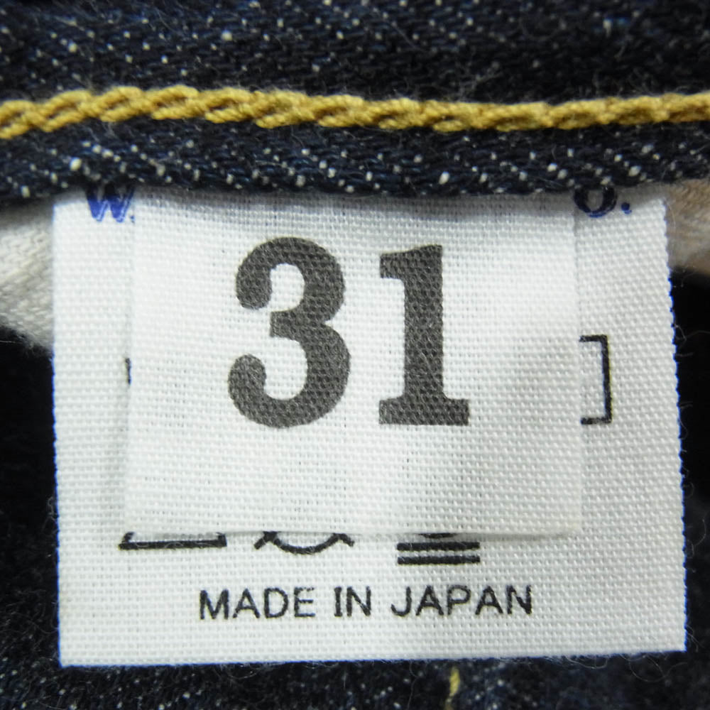 WAREHOUSE ウエアハウス 1001XX 47年モデル デニムパンツ ジーンズ インディゴブルー系 31【極上美品】【中古】