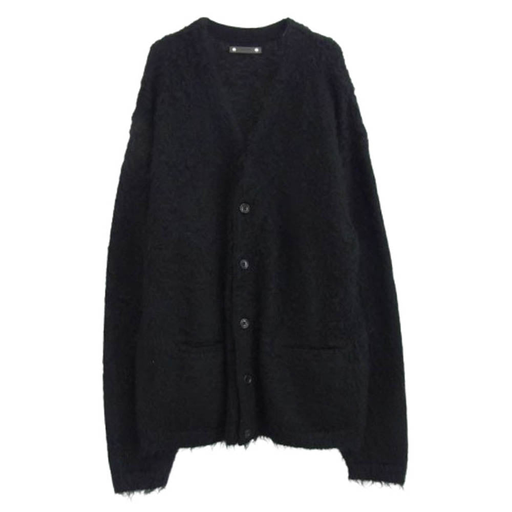 MINEDENIM マインデニム 2311-6001-99-032 Shaggy Mohair Knit Cardigan モヘア ニット カーディガン ブラック系 3【中古】