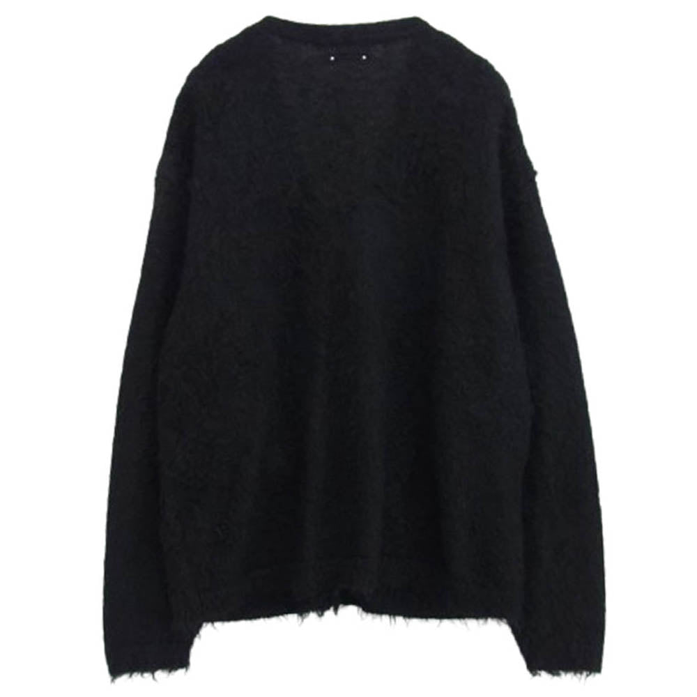 MINEDENIM マインデニム 2311-6001-99-032 Shaggy Mohair Knit Cardigan モヘア ニット カーディガン ブラック系 3【中古】