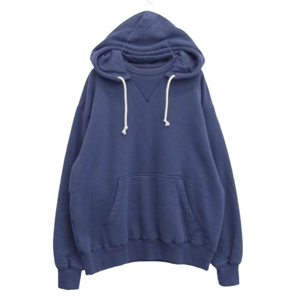 STANDARD CALIFORNIA スタンダードカリフォルニア SD Logo After Hood Sweat ロゴ アフター フード スウェット　後付け パーカー パープル系 XL【中古】