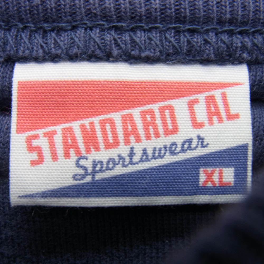 STANDARD CALIFORNIA スタンダードカリフォルニア SD Logo After Hood Sweat ロゴ アフター フード スウェット　後付け パーカー パープル系 XL【中古】