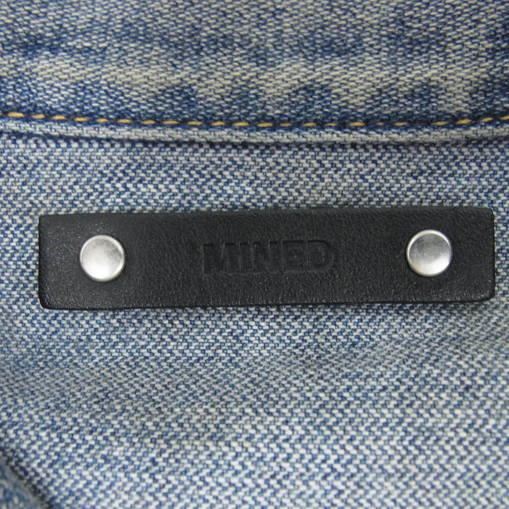 MINEDENIM マインデニム 24SS 2409-8005-86-032 E.BF-ZP GJKT USS ヴィンテージ加工 Gジャン デニム ジャケット インディゴブルー系 3【中古】