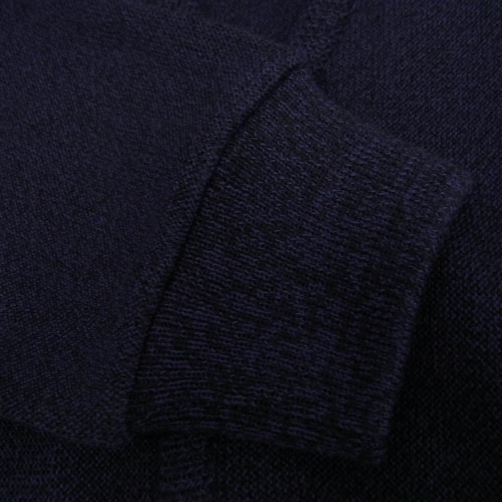 WACKO MARIA ワコマリア 25SS-WMK-KN02 CLASSIC KNIT CARDIGAN クラシック ニット カーディガン ネイビー系 L【極上美品】【中古】