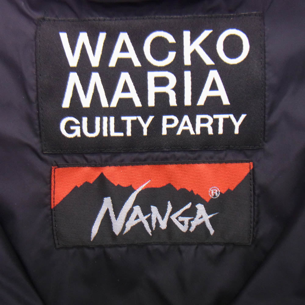 WACKO MARIA ワコマリア 22SS-WMO-NA01 × NANGA ナンガ NANGA MOUNTAIN PARKA マウンテン パーカー ジャケット ブラック系 M【美品】【中古】