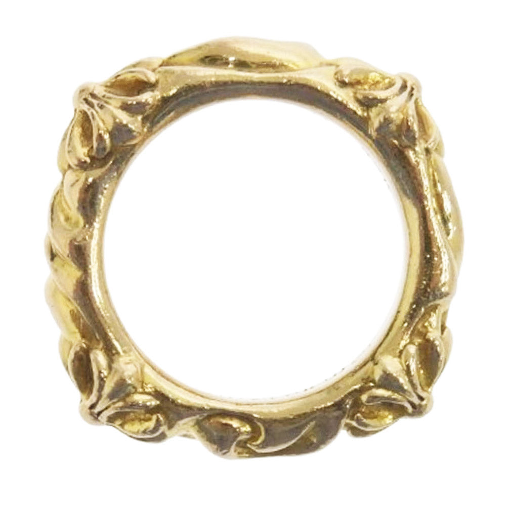 CHROME HEARTS クロムハーツ（原本無） 22K SBT BAND SBT バンド ゴールド リング ゴールド系 13号【中古】