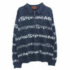 Supreme シュプリーム 21AW Missoni Zip L/S Polo ミッソーニ ジップ 長袖 ポロシャツ ブラック系 L【美品】【中古】